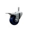 Service Caster 3'' Solid Poly Wheel Swivel 7/16'' Stem Caster with Total Lock Brake SCC-GRTTL20S314-SPUS-716138 - alternate 1